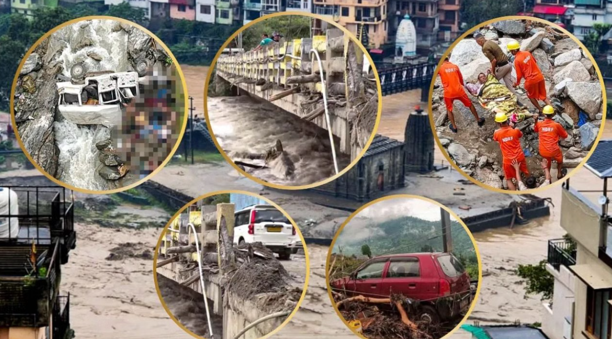 Himachal Pradesh ‘ਚ ਫਟਿਆ ਬੱਦਲ, Sutlej ਦੇ ਪਾਣੀ ਦਾ ਪੱਧਰ ਵਧਣ ਤੋਂ ਬਾਅਦ ਪੰਜਾਬ ‘ਚ ਅਲਰਟ, ਚੰਡੀਗੜ੍ਹ-ਮਨਾਲੀ ਫੋਰਲੇਨ ਬੰਦ