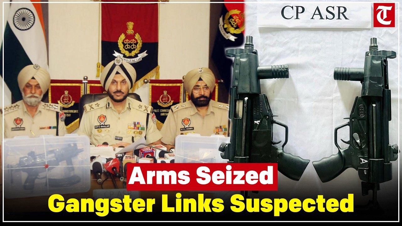 Big Arms Recovery in Amritsar! 2 High-Tech Guns Linked to Goldy Dhillon Module