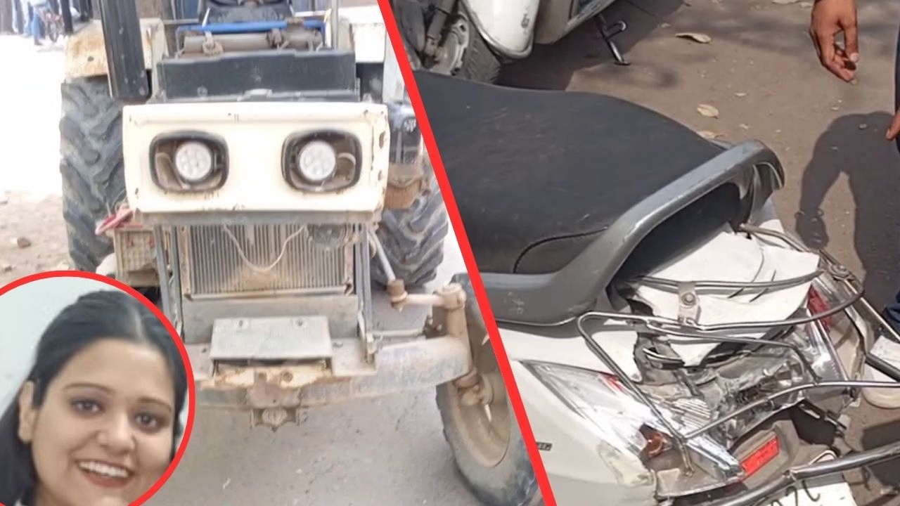 Wrong Side Tractor-Trolley Crushed Activa at Chheharta Chowk, Amritsar – 23 year old Girl Died instantly