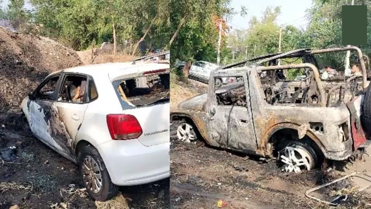 Vehicles Parked in Mysterious Fire Burnt to Ashes in Bathinda Court Complex